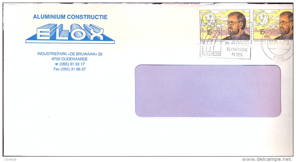 Omslag Enveloppe Stempel Oudenaarde - Pub Reclame Aluminium ELOX 1994 - Covers