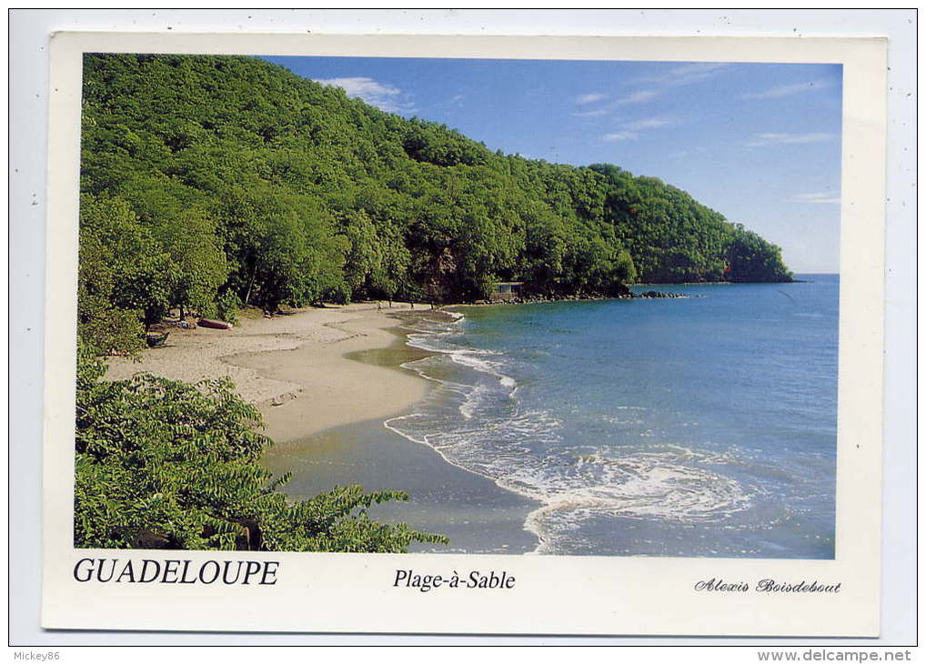 Guadeloupe--BOUILLANTE--Plage De La Basse-Terre ,cpm 039 éd Munkaprint - Autres & Non Classés