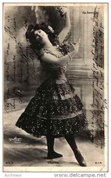 Artiste Femme 1900 Reutlinger - Chavita (sip 836-2) Op Comique - Cabarets