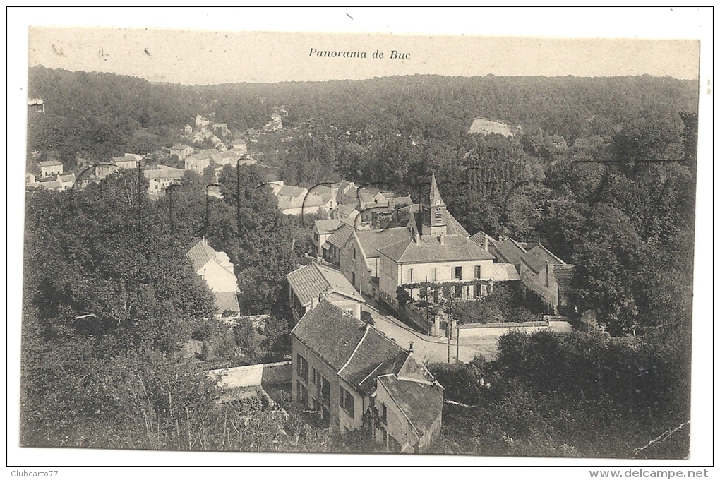 Buc (78) : Vue Aérienne Générale Du Quartier De L'église En 1911. - Buc