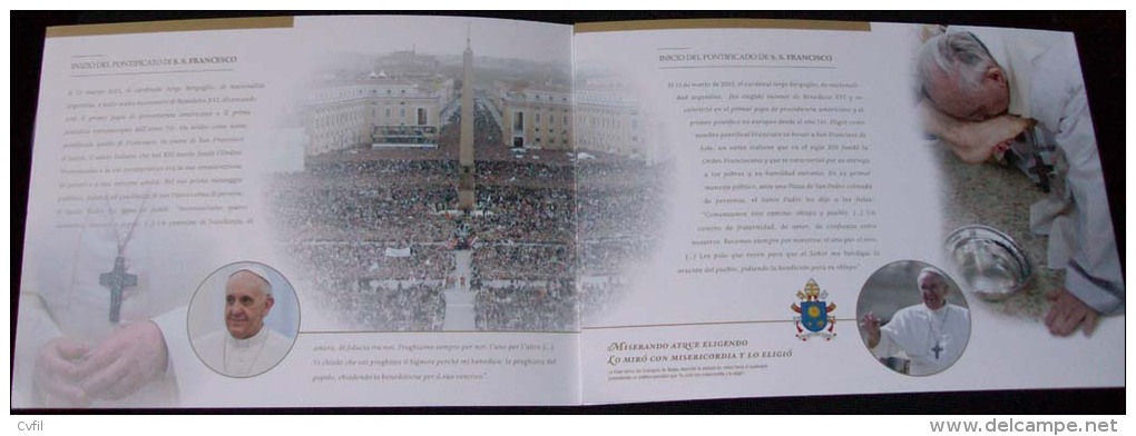 ARGENTINA 2013 - POPE FRANCIS: JOINT ISSUE With VATICAN (FOLDER) - Usados