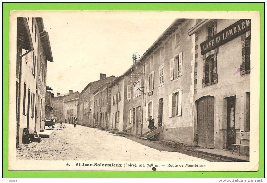 42 - (St) SAINT JEAN SOLEYMIEUX - Route De Montbrison - Photo L. Beyssac, St Bonnet Le Château - Saint Jean Soleymieux