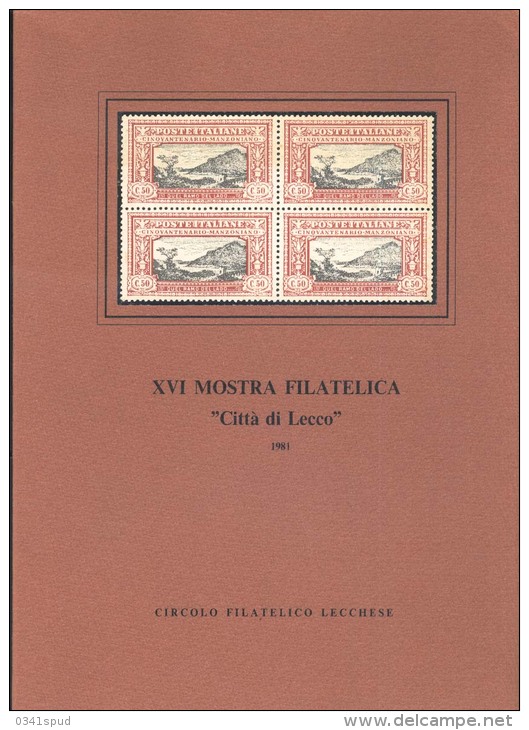 1981 Lecco  Mostra Filatelica Circolo Filatelico Lecchese - Italië