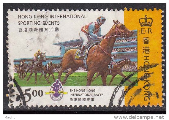 Hong Kong Used 1995, International Sports Events, Sport, Horce Race, Animal, - Usados
