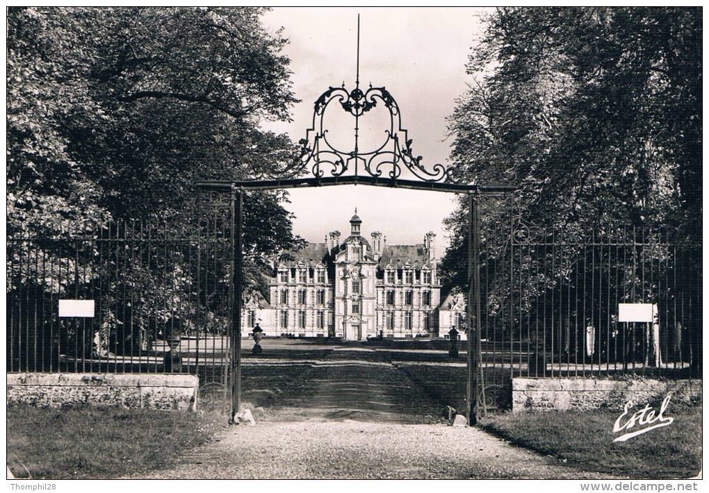 BEAUMESNIL (Eure) - La Grille D'Honneur Du Château (XVIIe Siècle), Monument Historique - Circulée 1962, 2 Scans - Beaumesnil