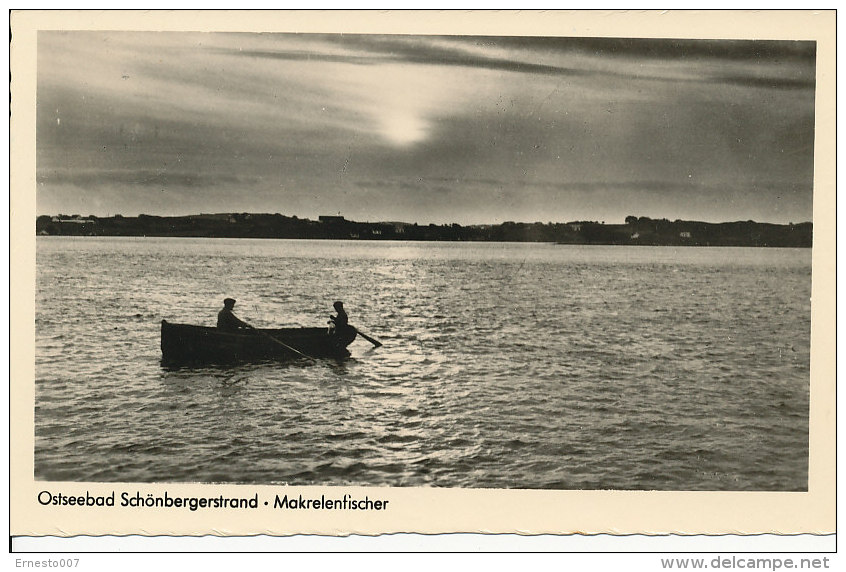 PK-CP Deutschland, Ostseebad Schönberger Strand Makrelenfischer, Gebraucht, Siehe Bilder!*) - Schönberg