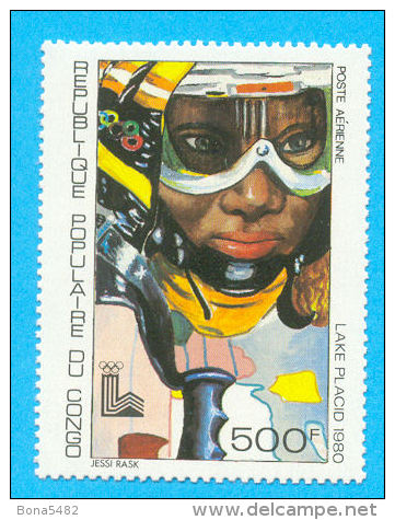 CONGO OLYMPICS GAMES LAKE PLACID 1980 / MNH** / R 33 - Invierno 1980: Lake Placid