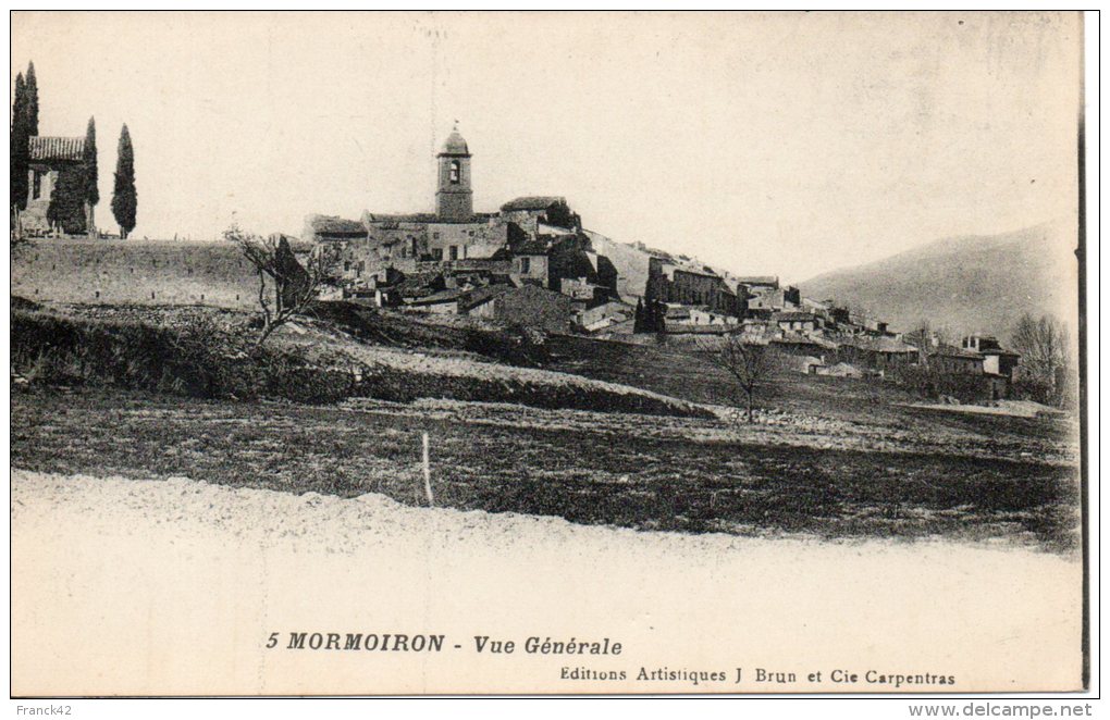 84. Mormoiron. Vue Générale - Mormoiron