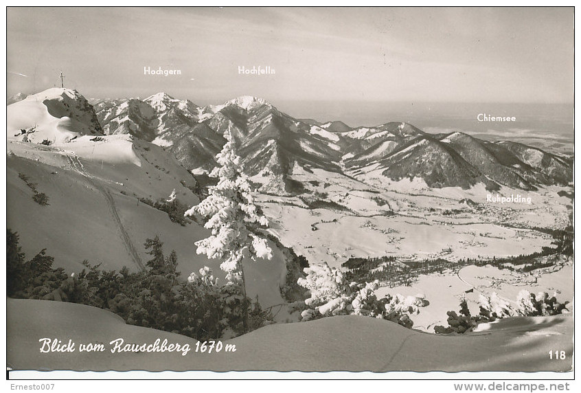 PK-CP Deutschland, Blick Vom Rauschberg, Gebraucht, Siehe Bilder!*) - Chiemgauer Alpen