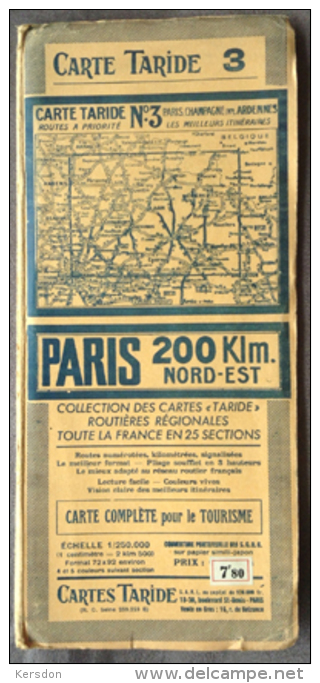 Carte Taride - No3 - Paris 200km NE - Altri & Non Classificati