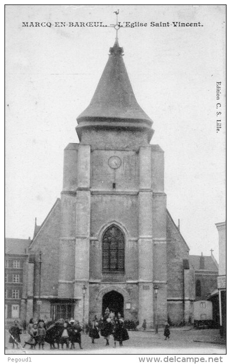 CARTE POSTALE ANCIENNE.  MARCQ-EN-BAROEUL. - Marcq En Baroeul