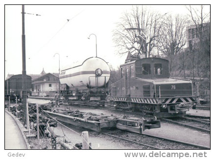 Chemin De Fer Schaffhouse, Tracteur "Georg Fischer", Photo 1972 BVA  StSS 206.3 - Schaffhouse