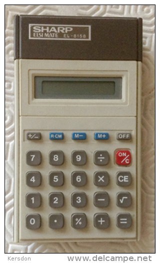 Calculatrice Sharp ElsiMate EL8158 - Pour Collectionneur - Autres & Non Classés
