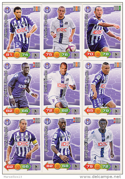 ADRENALYN XL PANINI FOOT 2011-2012 LIGUE 1 TFC TOULOUSE - Trading Cards