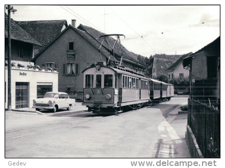 Chemin De Fer Schaffhouse, Train à Beringen, Photo 1960 BVA  StSS 205.4 - Schaffhouse