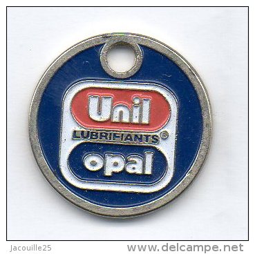 JETON CADDIE UNIL OPAL LUBRIFIANTS - Trolley Token/Shopping Trolley Chip