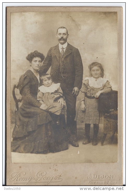 Photo  Famille Jacques Dufour à Dijon 1907 - Personnes Identifiées