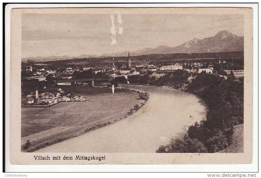 Austria - Villach Mit Dem Mittagskogel - Formato Piccolo - Non Viaggiata - Villach