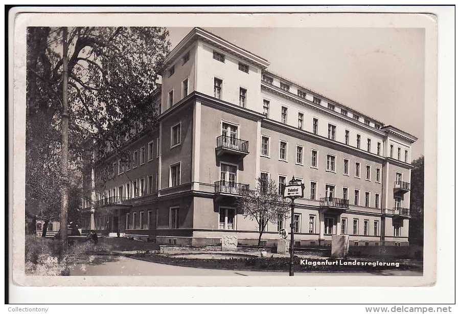 Austria - Klagenfurt Landesregierung - Formato Piccolo -  Viaggiata 1960 - Klagenfurt