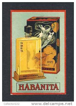 Carte De Parfum Habanita (Molinard) (Ref.82327) - Anciennes (jusque 1960)