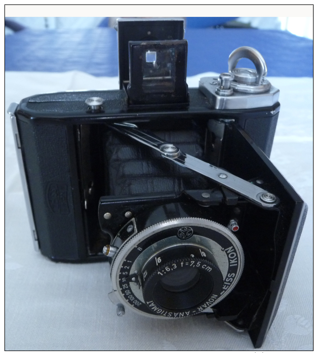 Vintage Zeiss Ikon Ikonta 521 (A) Folding Camera With Novar Anastigmat 1:6,3, F=7,5 Cm Lens - Appareils Photo