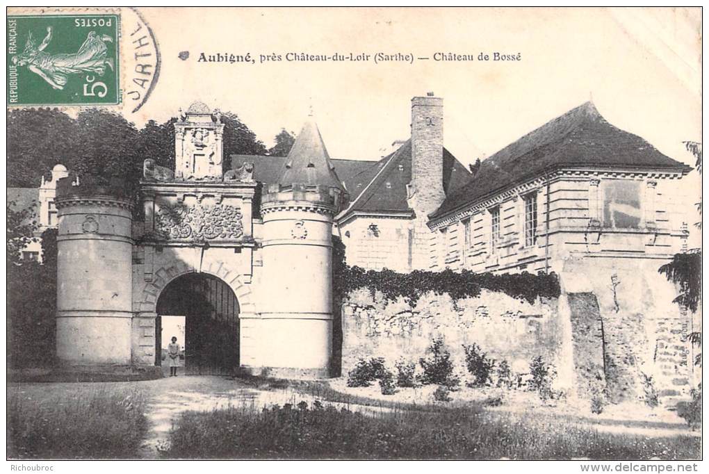 72 AUBIGNE CHATEAU DE BOSSE / PRES CHATEAU DU LOIR - Autres & Non Classés