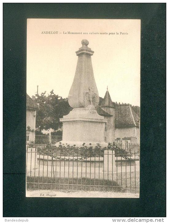 Andelot (Haute Marne 52) - Monument Aux Enfants Morts Pour La Patrie ( Ed. Huguet) - Andelot Blancheville