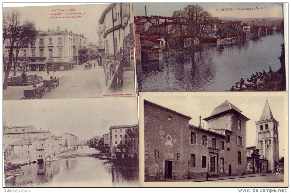 Castres   81    Ensemble De 12 Cartes , Vues Diverses - Castres