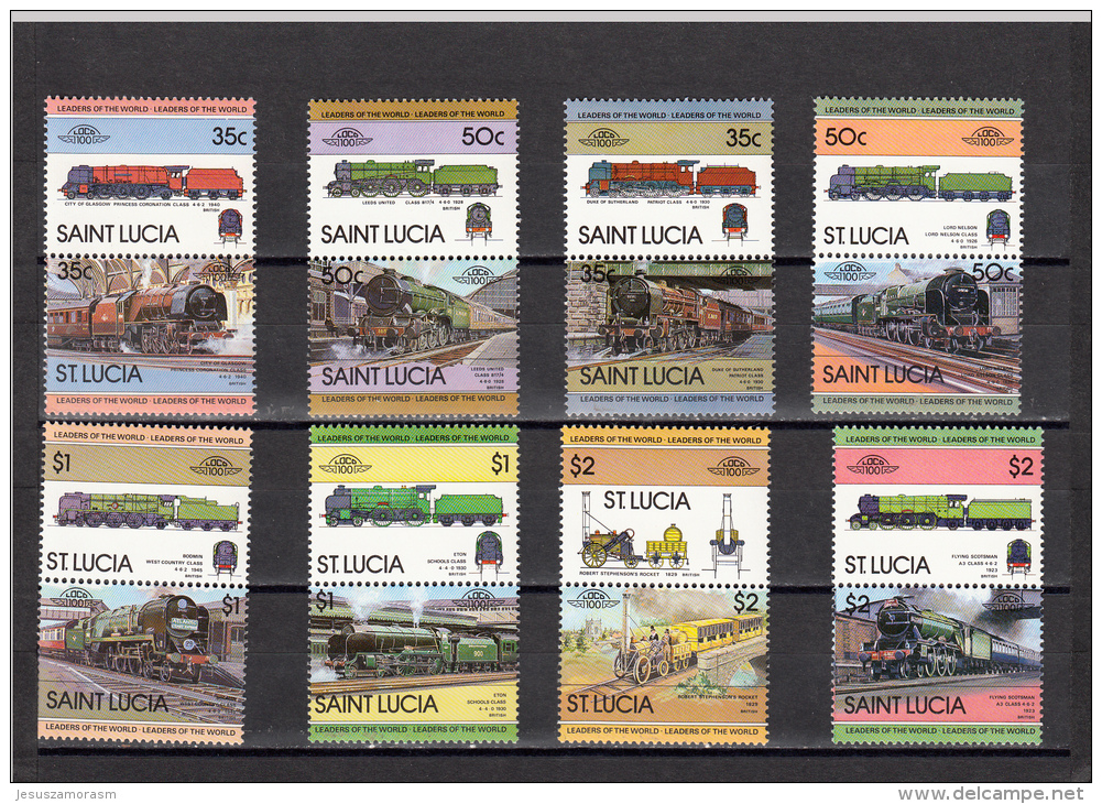 Santa Lucia Nº 598 Al 613 - St.Lucia (1979-...)