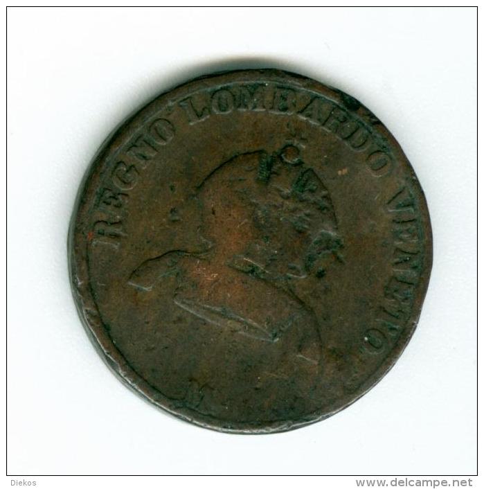 Italien Lombardei Venetien 3 Cent  1822 Cu   #m84 - Lombardien-Venezia