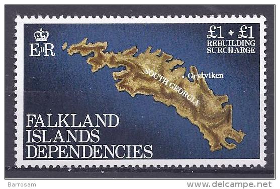 Falkland1962:Michel116mnh** (MAP) - Isole