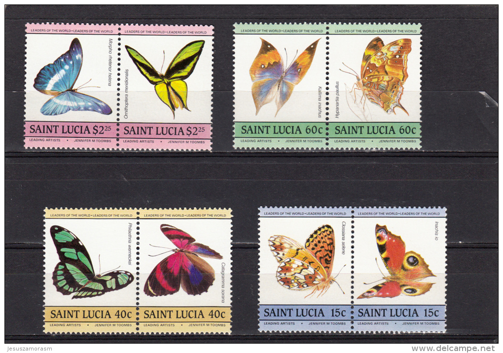 Santa Lucia Nº 720 Al 727 - St.Lucia (1979-...)