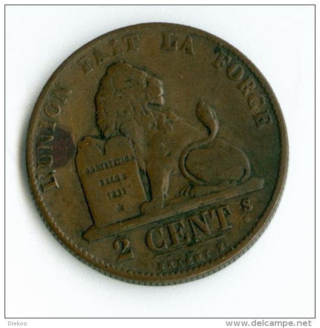 Belgien 2 Cent 1863    #m107 - 2 Centimes