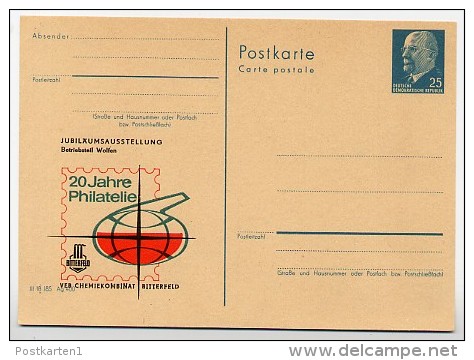 DDR P76-1-73 C2  Postkarte ZUDRUCK CHEMIEKOMBINAT BITTERFELD 1972 - Cartes Postales Privées - Neuves