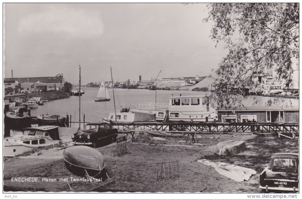 Enschede, Haven Met Twentekanaal . - Enschede