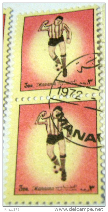 Manama 1972 Football 3d X2 - Used - Manama