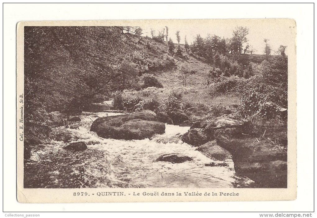 Cp, 22, Quintin, Le Gouët Dans La Vallée De La Perche - Quintin