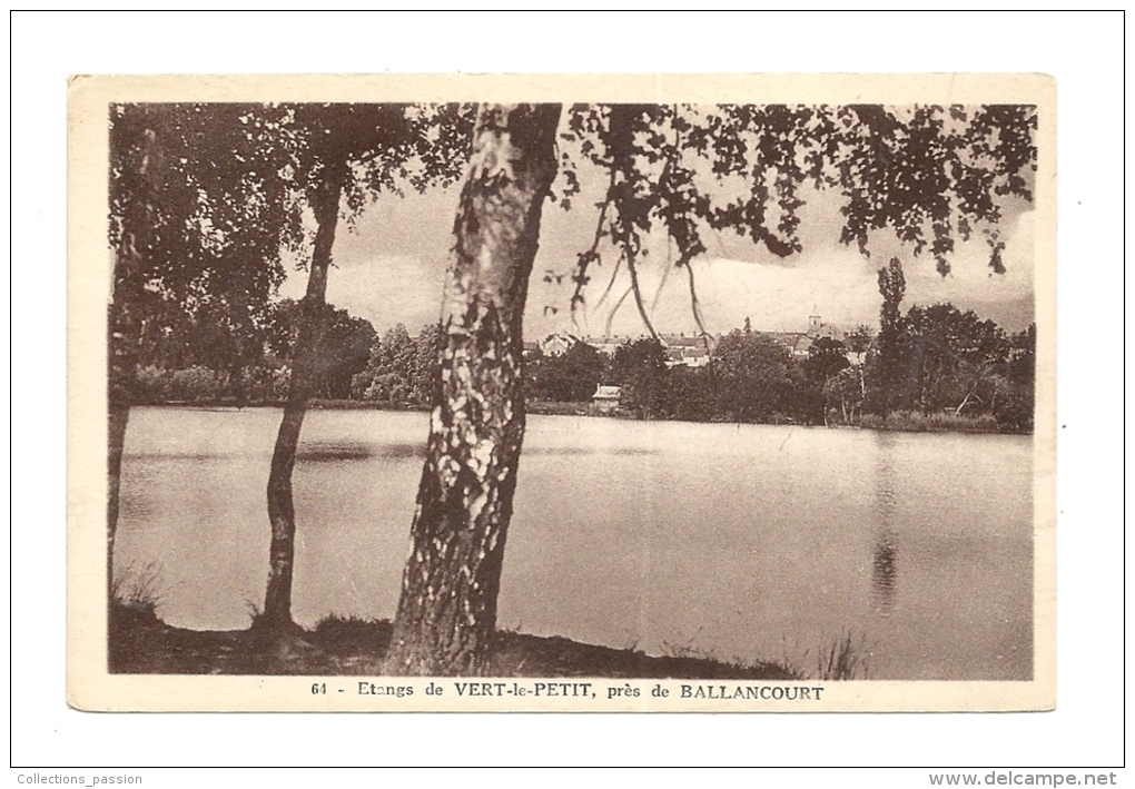 Cp, 91, Vert-le-Petit, Etangs - Vert-le-Petit