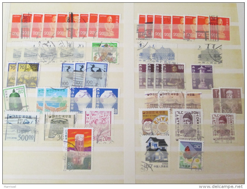 JAPAN DUPLICATED STAMP RANGE APPROX 300+ STAMPS - Collections, Lots & Séries