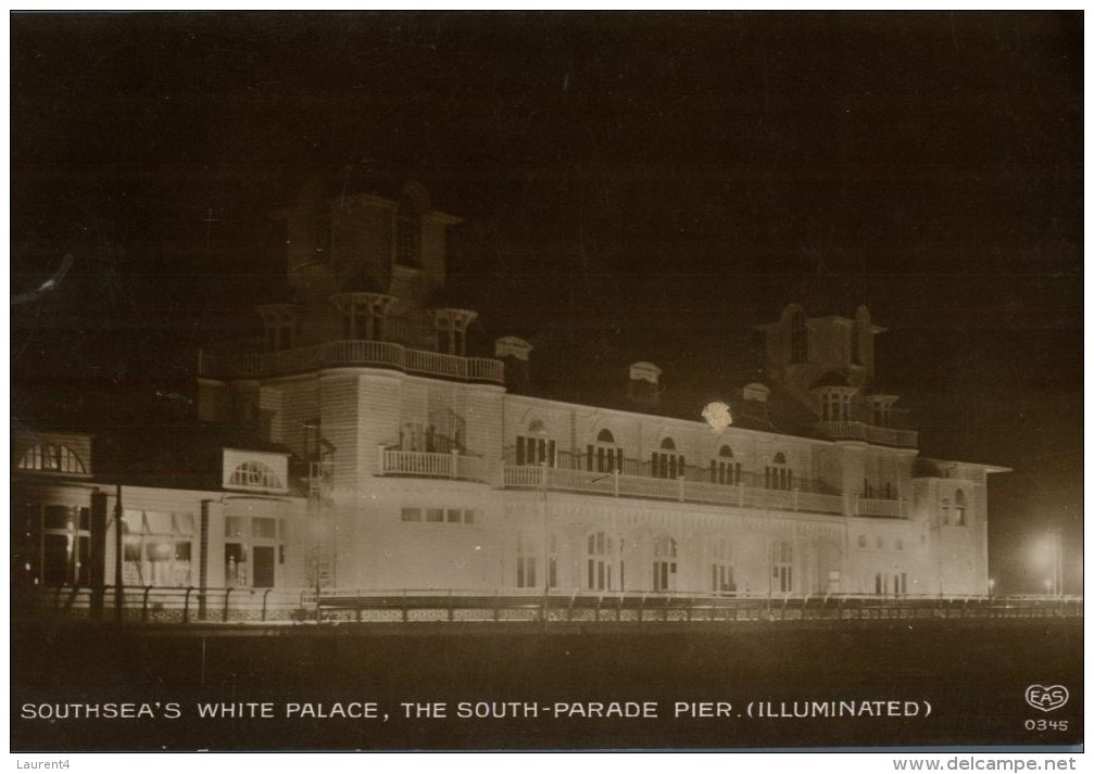 (248) Old Postcard / Carte Ancienne - UK - Southsea White Palace - Portsmouth