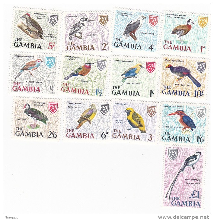 Gambia-1966 Birds Definitives MNH - Other & Unclassified