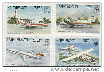 Kiribati-1982 Air Tungaru Set MNH - Airplanes
