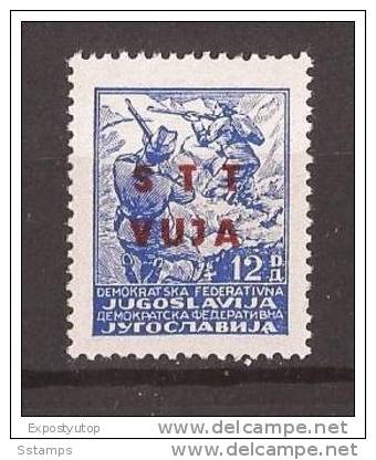 1948J-1 TRIESTE ZONA B RR FRANCOBOLLO NON REGISTRATO- NOT REGISTRED In The Catalog RR MNH LUX - Neufs