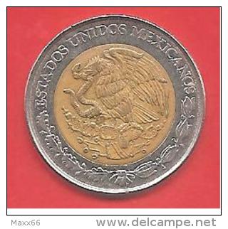 MESSICO - MEXICO - 1993 - COIN MONETA - 5 NEW PESOS - CONDIZIONI SPL - BIMETALLICA - México