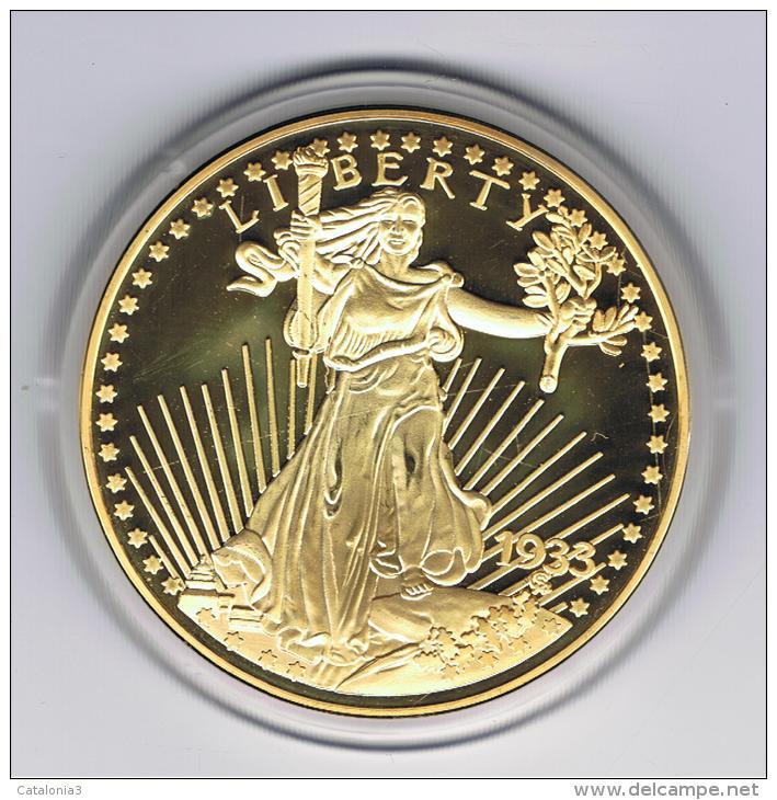 - MEDALLAS //  MEDAL USA 2003 - PROOF Metal Gold - 43 Mm - Monedas Elongadas (elongated Coins)