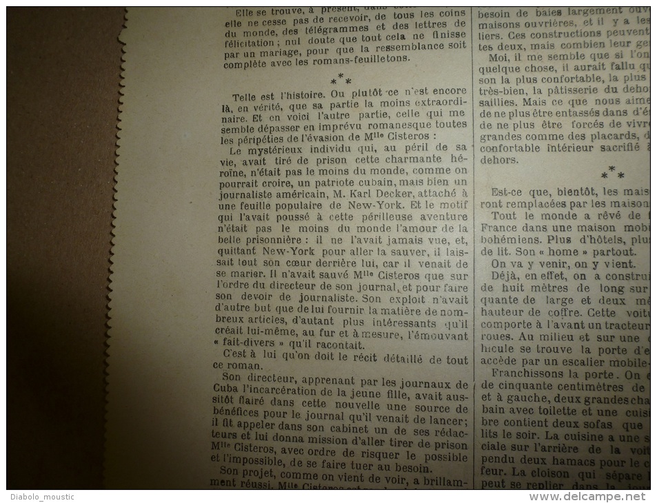 19 Décembre 1897  LE PETIT PARISIEN : Fabrication Jouets NOËL;Assassinat D'un Garçon De Rest.;Evasion De Mlle Cisteros - Le Petit Parisien