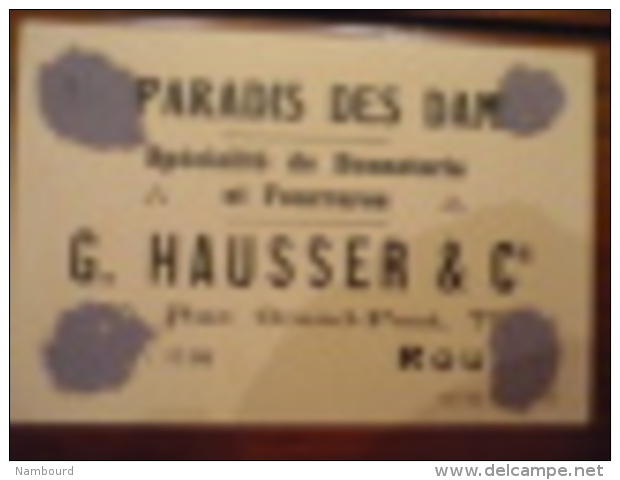 Au Paradis des Dames G.Hausser & Cie Rouen  7 images de tableaux