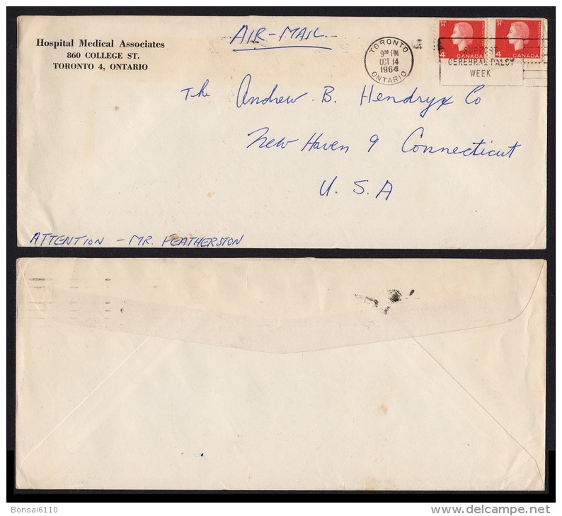 CA 1961-1965, 5 Nice Used Covers (5 Scans) - Postgeschiedenis