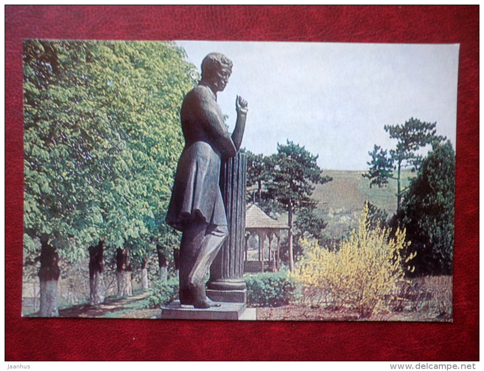 Pushkino Village - Monument To Pushkin - 1985 - Moldova USSR - Unused - Moldavië