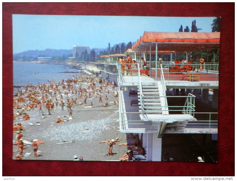 Beach - Sukhumi - Abkhazia - 1981 - Georgia USSR - Unused - Georgien